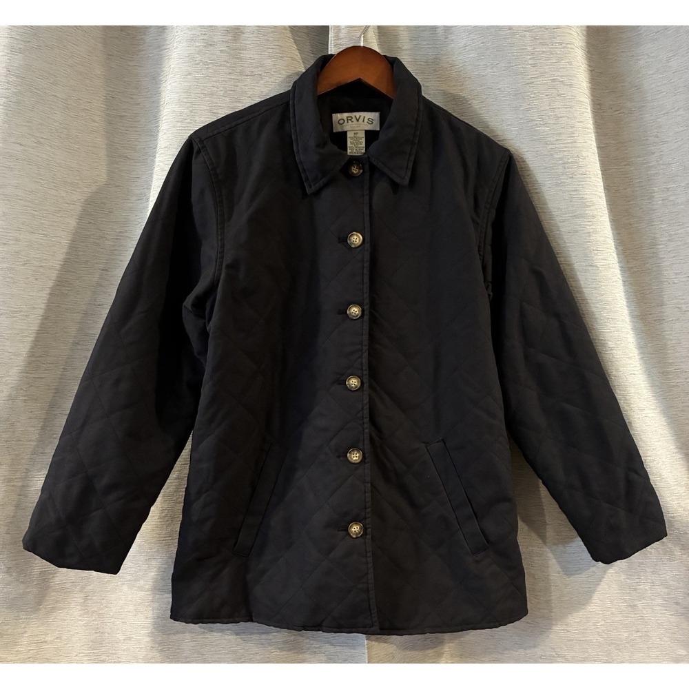Orvis Jacket Utility Field Chore Barn Coat Bomber‎ Quilted Preppy Country MP